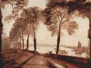 Joseph Mallord William Turner Mortlake Terrace, der Wohnsitz von W. Sliam Moffat, Sommerarbend oil painting